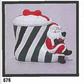 Black Bird #676 Santa on stocking candy dish Mold
