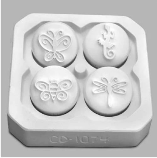 CD1074 Dragongly, Bee, Butterfly  Press Mold