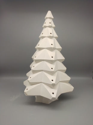 Faceted Christmas Tree with Base