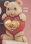 Large Heart Belly Bear