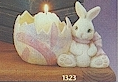 Bunny Cracked Egg Candle Cup