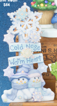 Warm Heart Snowman Post