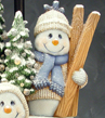 Cookie Snowman w/Skis