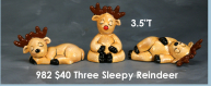 Three Sleepy Reindeer